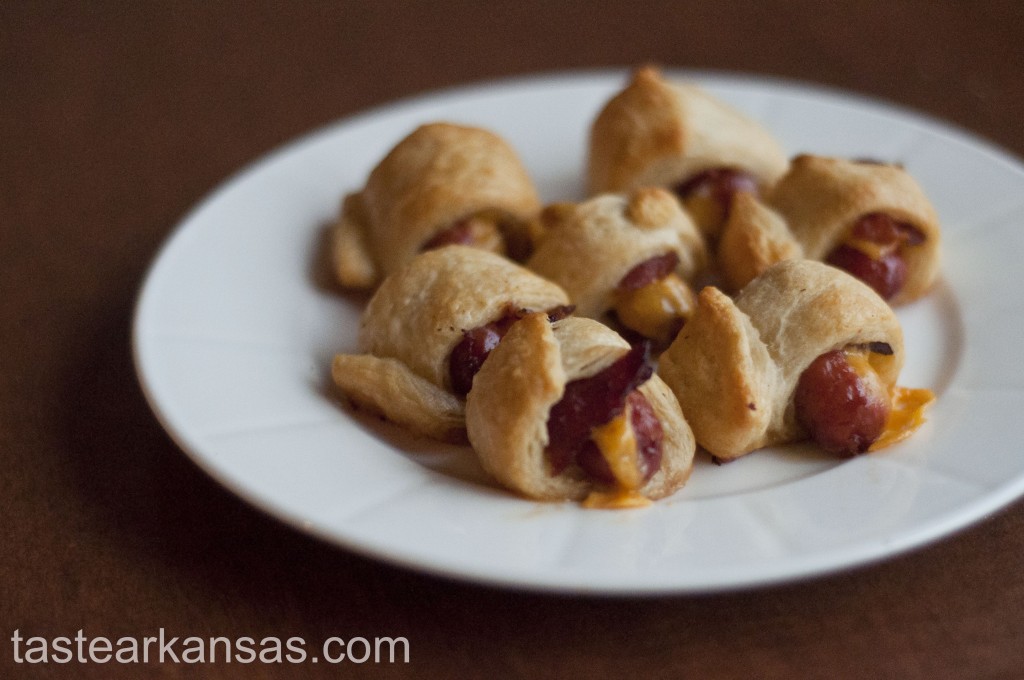 Bacon & Cheddar Pigs in a Blanket Taste of Arkansas