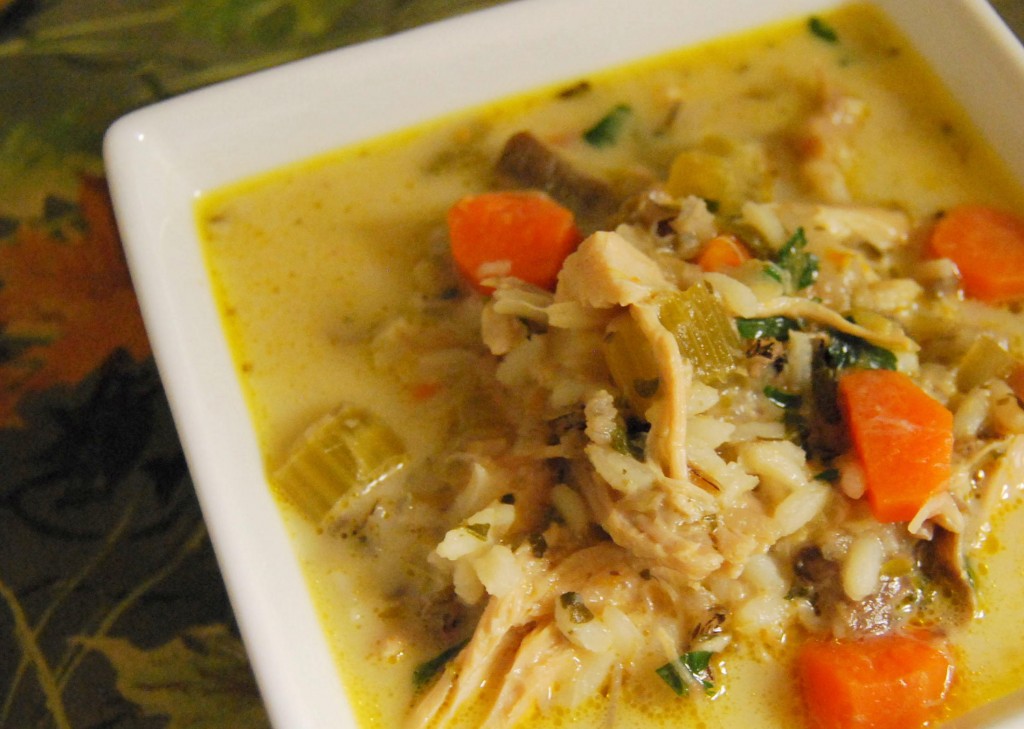 Chicken, Mushroom and Wild Rice Soup {Slow Cooker Sunday} Taste of