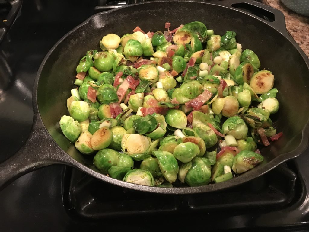 LastSecond Side Ideas Bacon & SkilletFried Brussels Sprouts Taste
